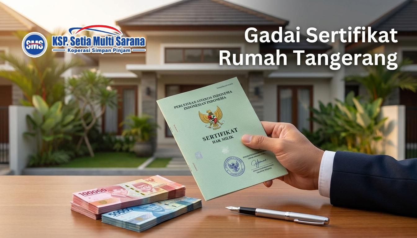 Gadai Sertifikat Rumah Tangerang Proses Cepat & Aman di KSP Setia