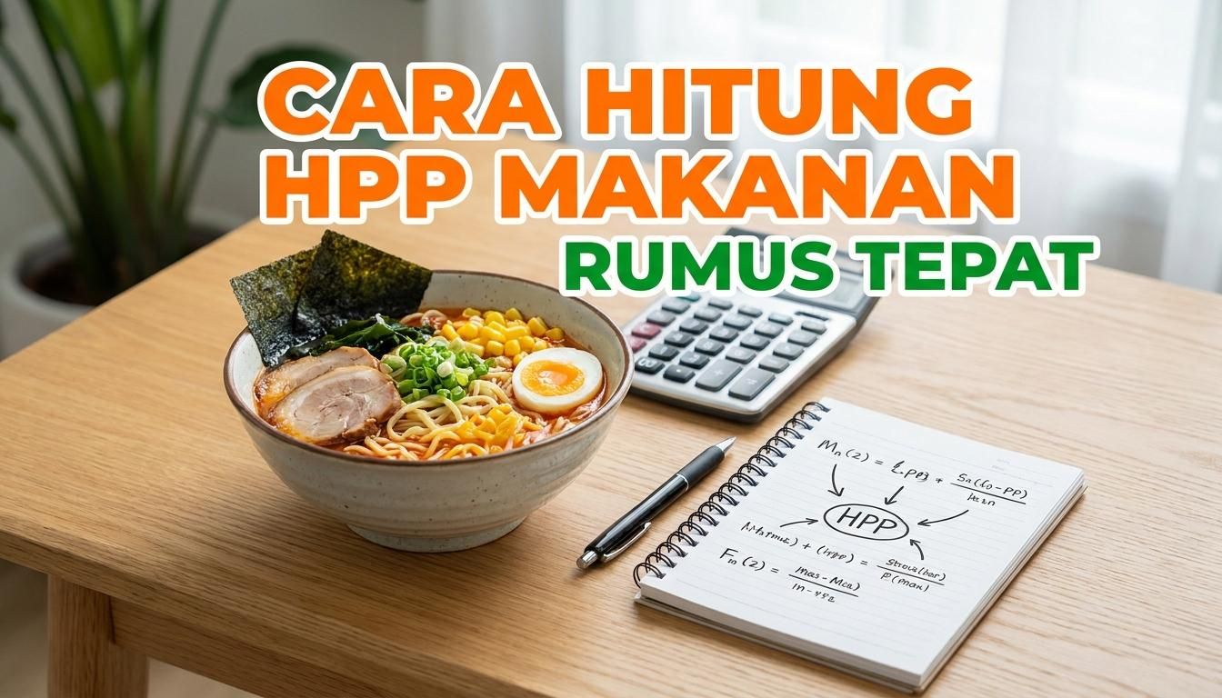 Cara Menghitung HPP & Tips Menentukan Harga Jual Makanan dengan contoh
