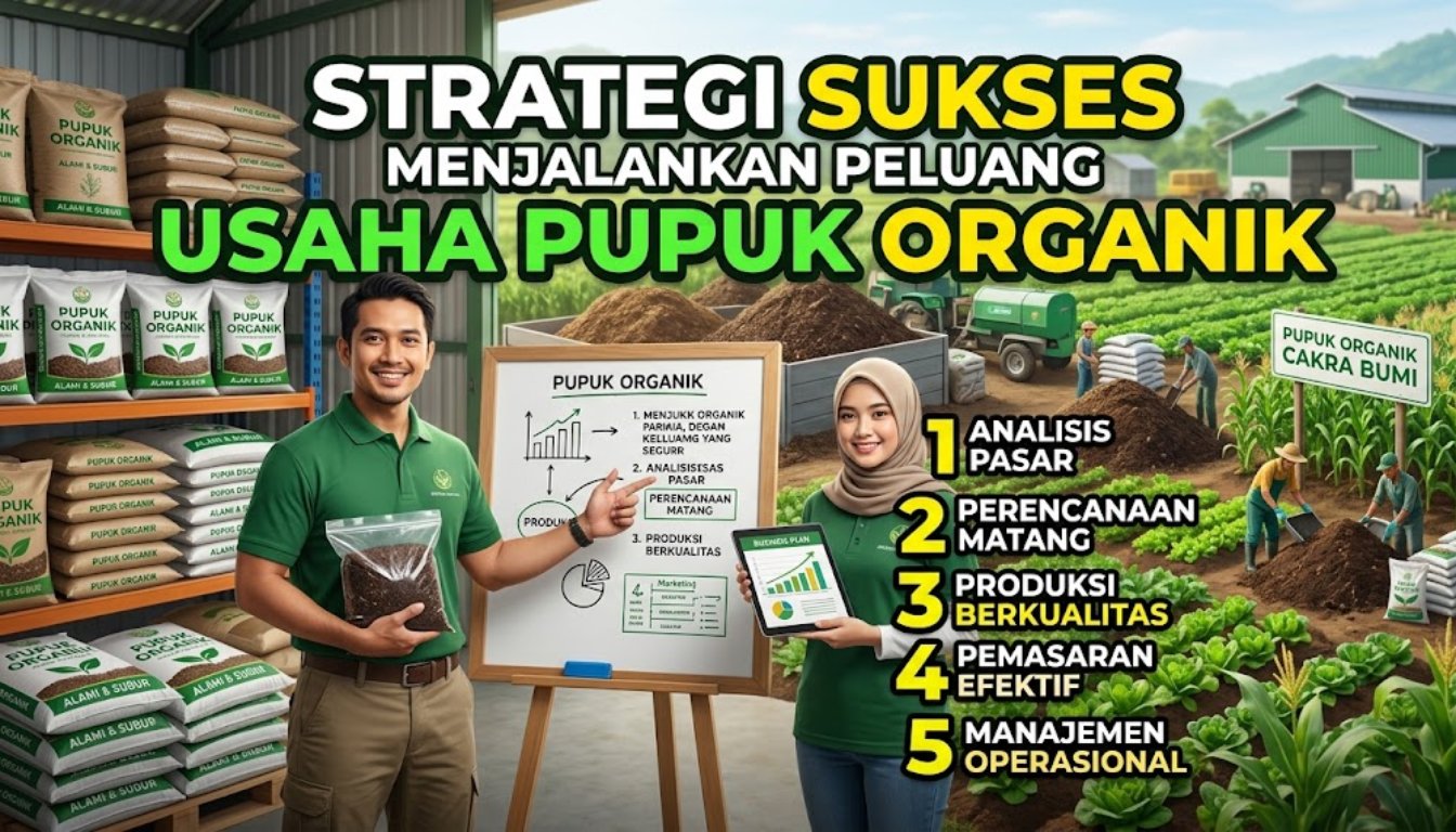 Langkah Strategis Menjalankan Peluang Usaha Pupuk Organik