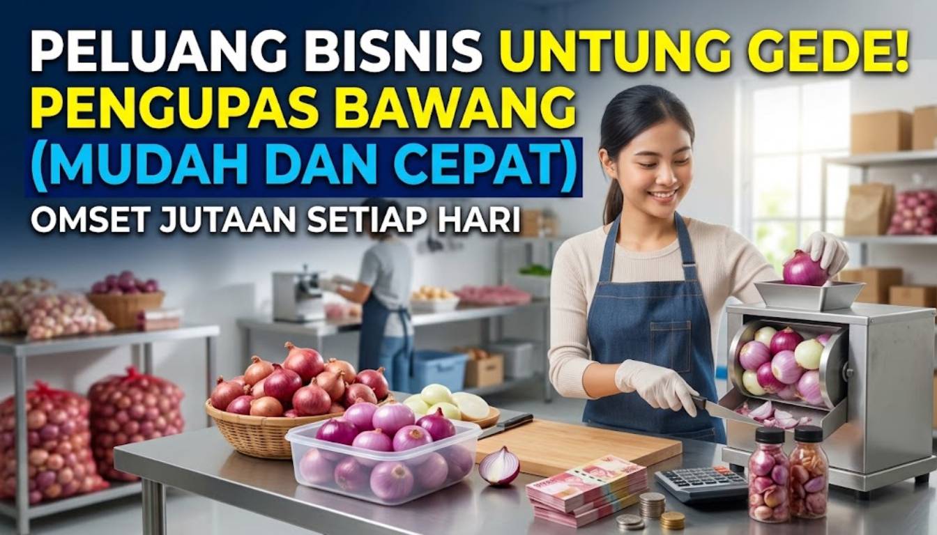 Peluang Bisnis Pengupas Bawang