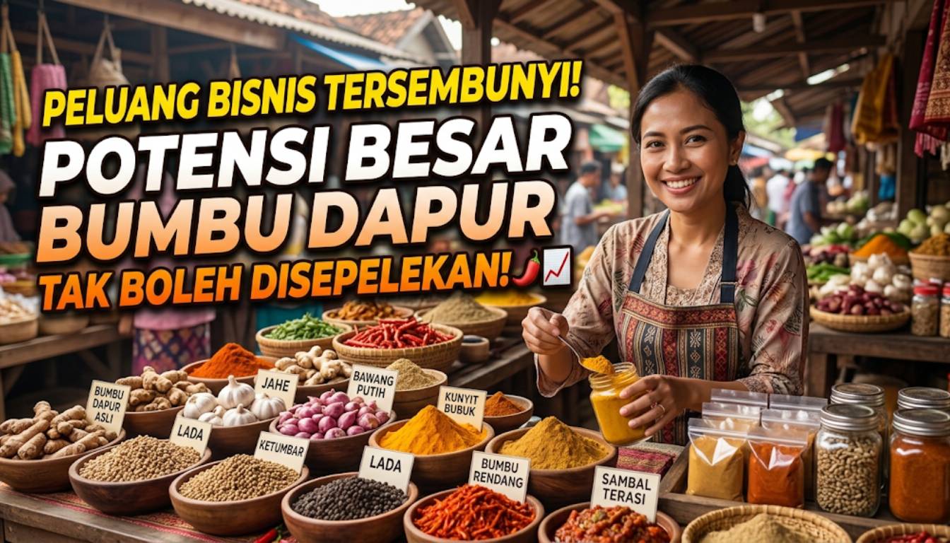 Potensi Bisnis Bumbu Dapur Peluang Menjanjikan yang Tak Boleh Dipandang Sebelah Mata